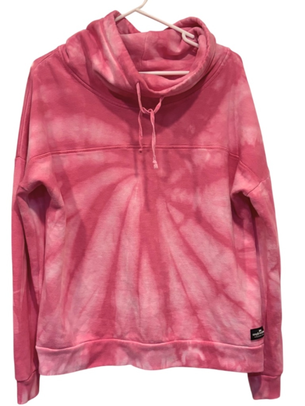 Simply Southern Women's Sweatshirt Tie Dye Mock Neck Pullover